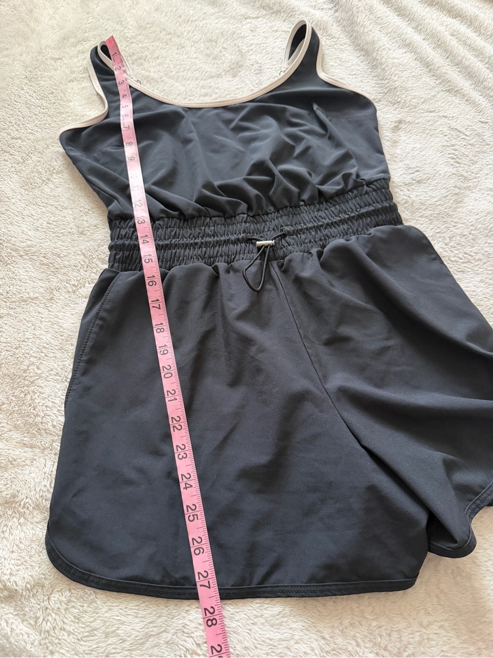 Abercrombie & Fitch Black Cinched Waist Active Romper Size S - Picture 6 of 8